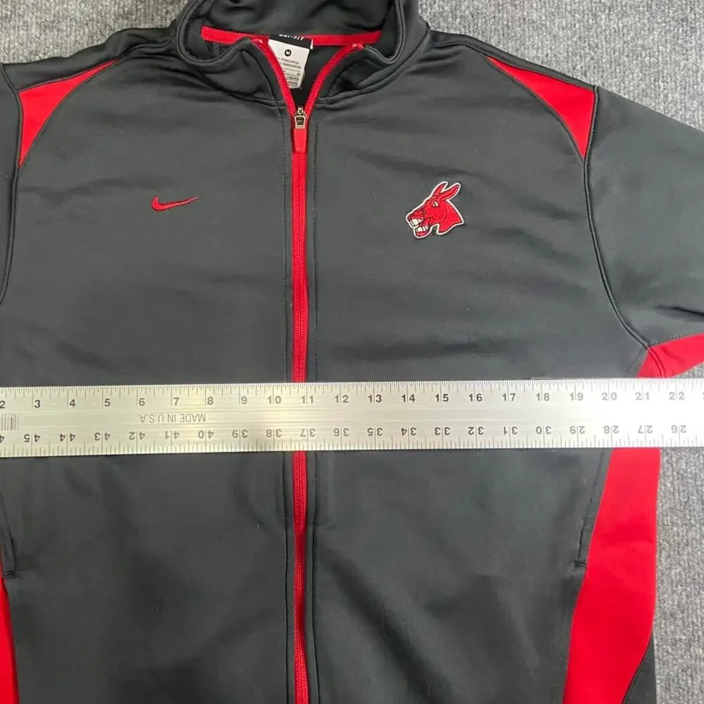 Nike Dri Fit Arkansas Razorbacks full zip jacket size M